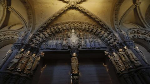 Pórtico da Glória, na Catedral de Santiago