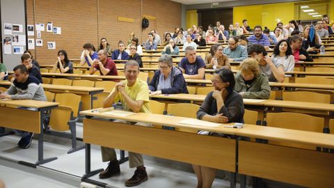 Imagen de archivo de unas oposiciones para profesores de Matemáticas en junio del 2019, antes de la pandemia