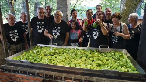 Homenaje a los pimientos de Arnoia en la última edición realizada de manera tradicional
