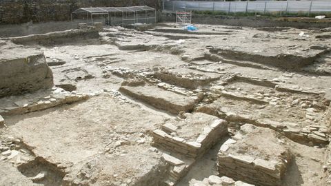 El yacimiento excavado en el año 2008 en A Tinería