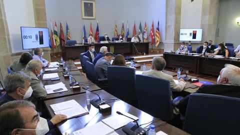 La situación sanitaria ocupó parte del debate del pleno