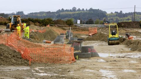 En As Gándaras se está trabajando en la ampliación del polígono industrial