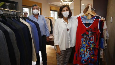 Valentín Caamaño y Clara González, responsables de la marca Blue Nattier