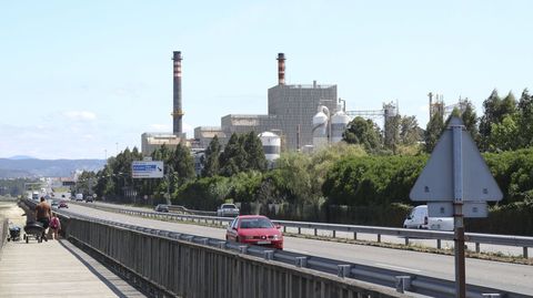 Fábrica de Ence en Pontevedra
