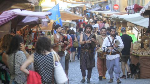 Feria Medieval de Ferrol en la última edición, antes de la crisis sanitaria.