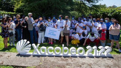 La Xunta recibe al peregrino número 50.000