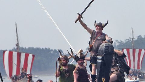 Romaría Vikinga de Catoira en una edición anterior a la crisis sanitaria.