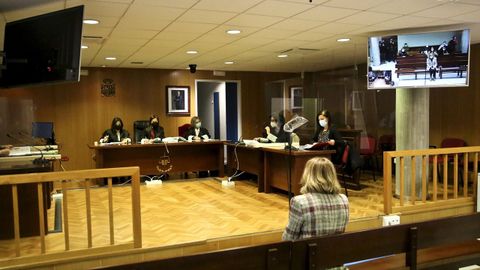 La acusada durante el segundo juicio, en diciembre del 2020