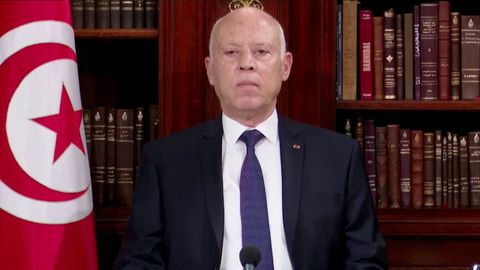 El presidente tunecino, Kais Saied