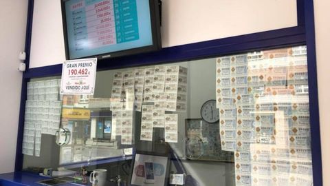 La administración de lotería número 20, en la calle Margarita Xirgu, en Gijón