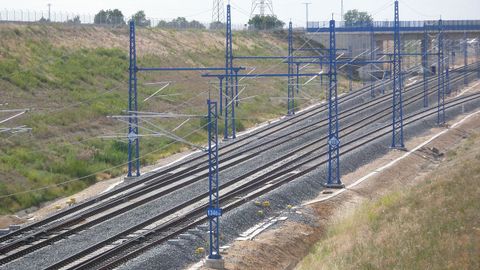 Imagen del enlace de Olmedo (Valladolid), donde se construirá el baipás