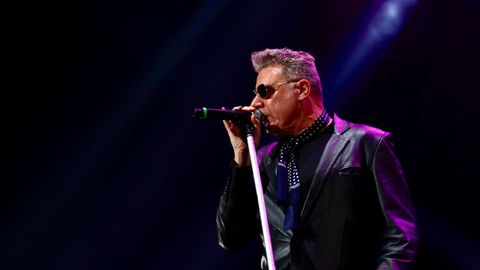 Loquillo durante un concierto en A Coruña.