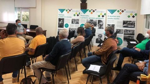 Jorge Cubela mantuvo una reunión con los presidentes de las comunidades de montes de Reboredelo, Loureiro, Carballedo y Borela