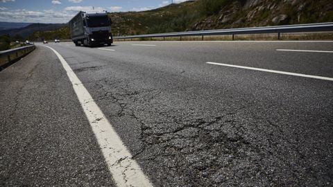 Desde la asociación de transportistas Apetamcor critican el mal estado del firme