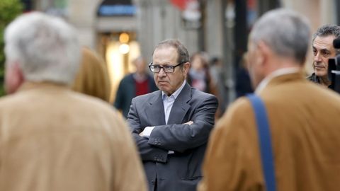 Ventura Pérez Mariño en un acto del PSOE en el año 2015