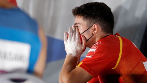 Ginés, cuando se confirmó su medalla