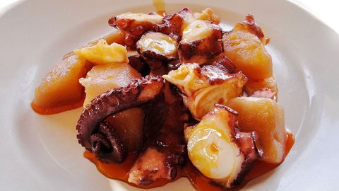 Pulpo al estilo de Aguiño
