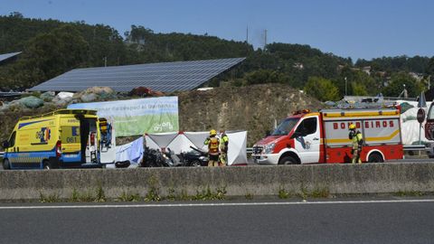 La autovía de Barbanza fue escenario, el pasado mes de julio, de uno de los cinco accidentes mortales registrados en la comarca en lo que va de año
