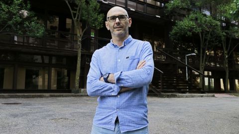 Ángel Domínguez, profesor de Historia del Arte del campus de Ourense