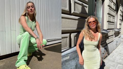 Las influencers Elsie Matilda y Matilda Djerf con «baby braids»