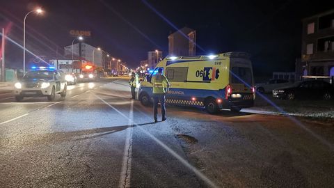Atropello en Xinzo, con una víctima mortal.