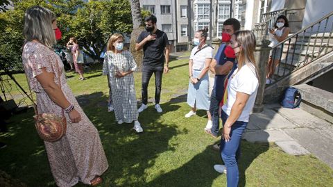 LA PRESIDENTA DE LA DIPUTACIÓN CARMELA SILVA RECIBE A LOS DEPORTISTAS DE LA PROVINCIA QUE PARTICIPARON EN LOS JUEGOS OLÍMPICOS DE TOKIO