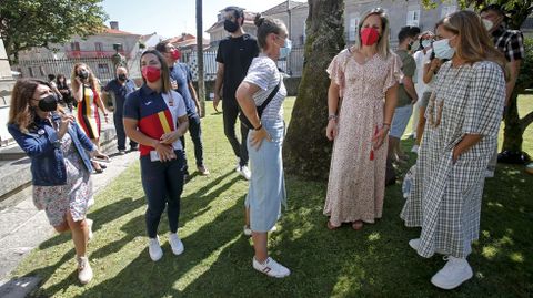 LA PRESIDENTA DE LA DIPUTACIÓN CARMELA SILVA RECIBE A LOS DEPORTISTAS DE LA PROVINCIA QUE PARTICIPARON EN LOS JUEGOS OLÍMPICOS DE TOKIO