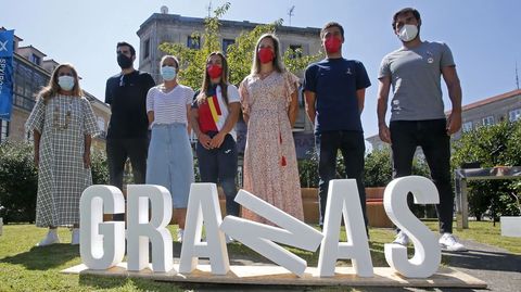 LA PRESIDENTA DE LA DIPUTACIÓN CARMELA SILVA RECIBE A LOS DEPORTISTAS DE LA PROVINCIA QUE PARTICIPARON EN LOS JUEGOS OLÍMPICOS DE TOKIO