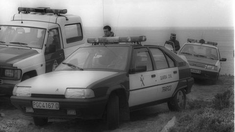 Imagen de archivo de la Guardia Civil tomada en 1993 en el entorno de Camariñas