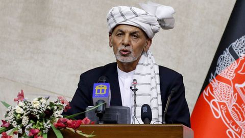 El presidente afgano Ashraf Ghani