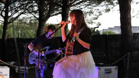 La Bien Querida durante un concierto en Vilagarcía el pasado verano.