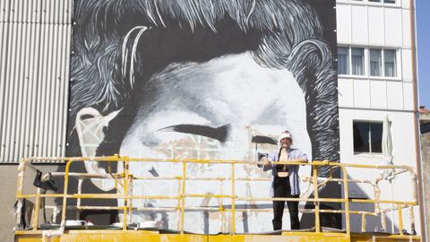 Actual edición de Derrubando Muros con Pinturas, en Carballo.