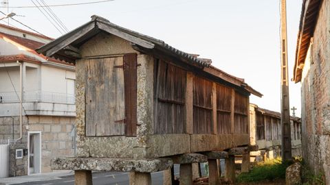 Conjunto de hórreos en Amoeiro