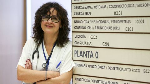 La neumóloga Carmen Diego dice que la pandemia no ha parado consultas como la de asma grave