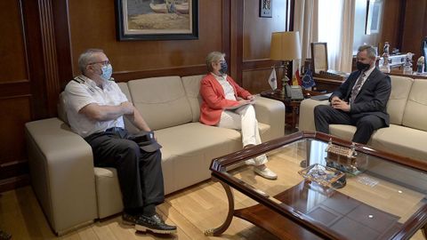 A la reunión entre Quintana y Miñones también asistió Lino Sexto (a la izquierda), de Gardacostas
