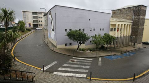 Vista del IES Basanta Silva, incluido en la Ciudad Cultural, que lleva el nombre de Manuel Fraga