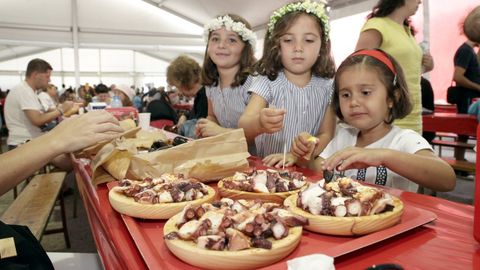 Festa do Polbo de Palmeira en su edición de 2019, en Ribeira.