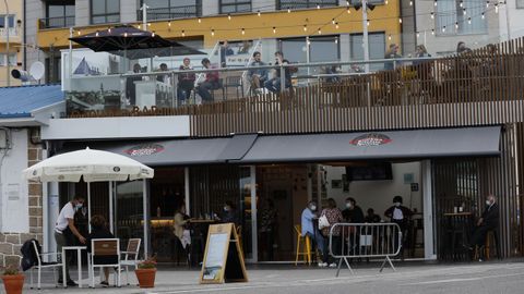 Local hostelero de Foz, municipio que ya lleva semanas en nivel medio-bajo