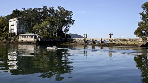 Isla de San Simón, en Redondela.