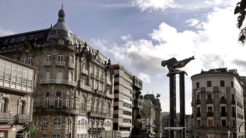 Puerta del Sol, en Vigo.
