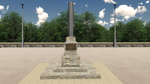 Proyecto para señalar el centro geográfico de Galicia en Antas de Ulla (Lugo)