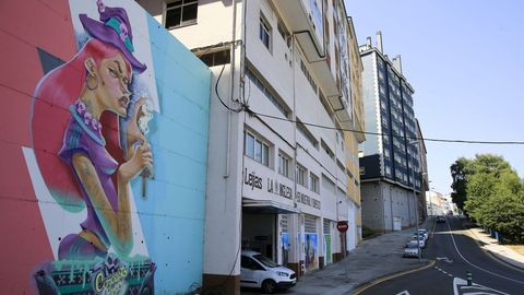 Rúa Alta, 20. Rostros y personajes. Concepto Circo, pioneros en la ciudad en el arte del grafiti, se han especializado por ofrecer murales de personajes reales o inventados.