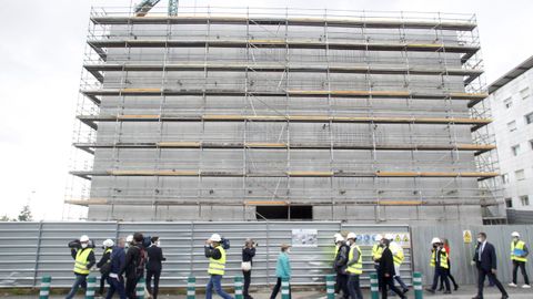 Uno de los dos nuevos edificios que se construyen con el Plan Director del Marcide