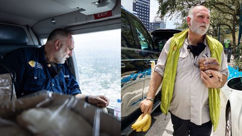 El chef asturiano José Andrés reparte comida en Nueva Orleans por el impacto del huracán «Ida»