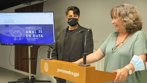 Ghaleb Javer e Carme Fouces presentaron o ciclo Amal en Ruta