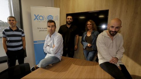 Parte del equipo de Xavou, uno de los productos de la veterana Innovatec Galicia, que lleva 15 años dando soluciones informáticas al sector de la hostelería