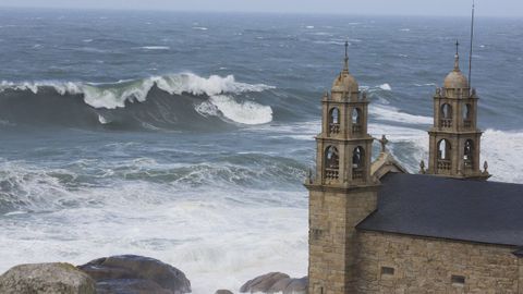 Santuario da Virxe da Barca, en Muxía.
