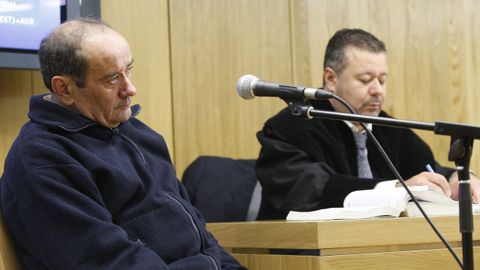 José Ternero, 'O Chucán', en el jucio en el que se le acusaba de haber asesinado a una mujer en Sober (Lugo).