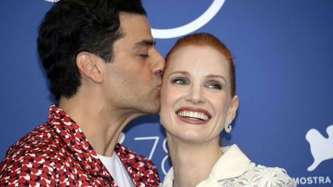Jessica Chastain y Oscar Isaac