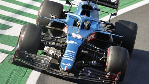 Fernando Alonso durante el Gran Premio de los Países Bajos